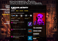 Rock Band profile