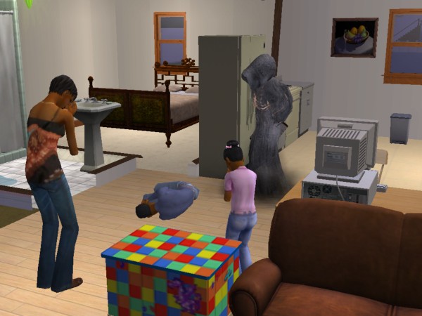 And then the Grim Reaper comes to collect him