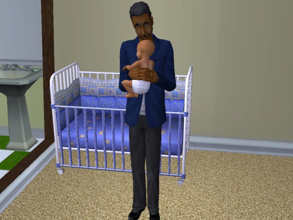 Mr. Howell holds his granddaughter