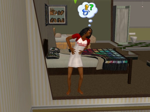 Latoya feels the beginning pains of her first pregnancy